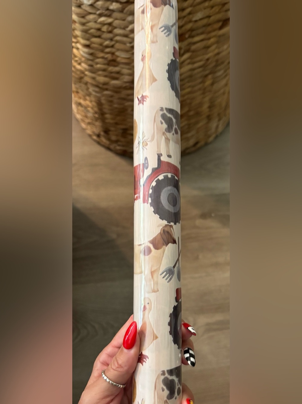 Farm wrapping paper